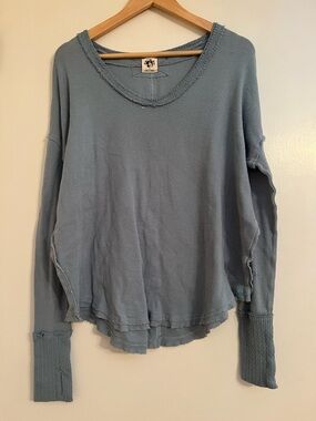 Free People Thermal Long Sleeve Tee